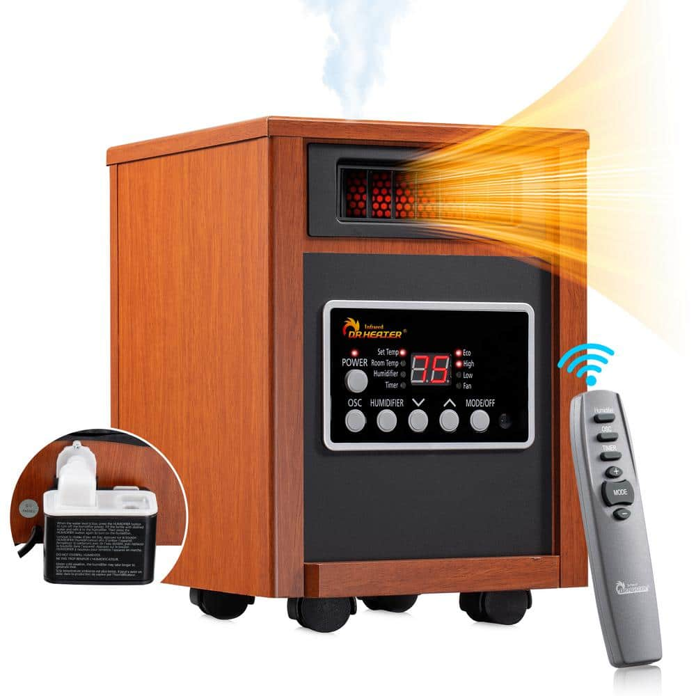 Duraflame 1500-Watt Infrared Cabinet Space Heater with Thermostat newest & remote