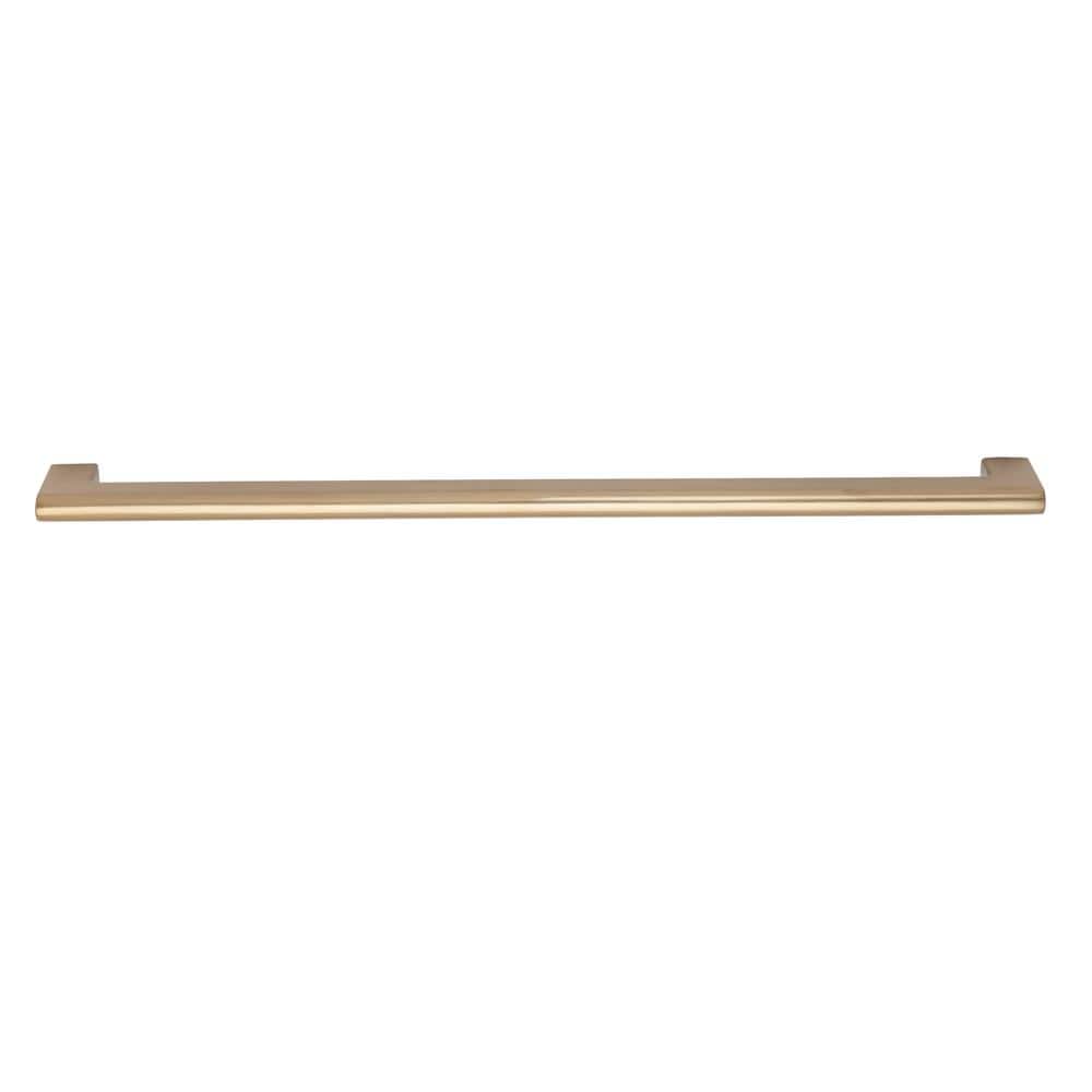 Vail 12-inch Satin Brass Rectangular Bar Pull with Mounting Hardware