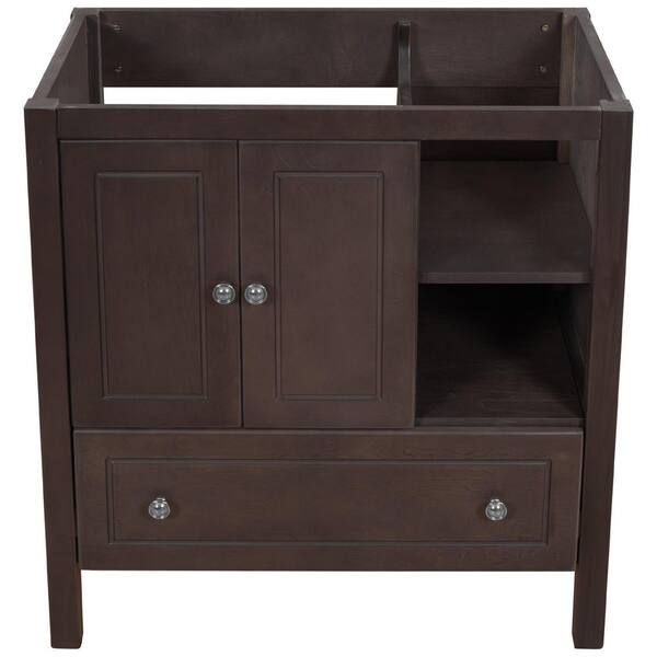 taholi 18.03 in. W x 30 in. D x 32.13 in. H Bath Vanity Cabinet without Top in Brown