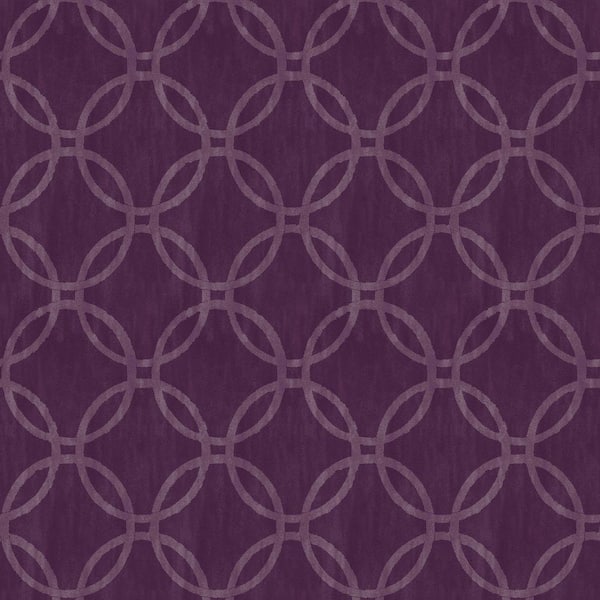 Beacon House Ecliptic Purple Geometric Purple Wallpaper Sample