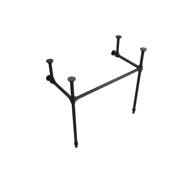 Metal Console Leg Set in Matte Black