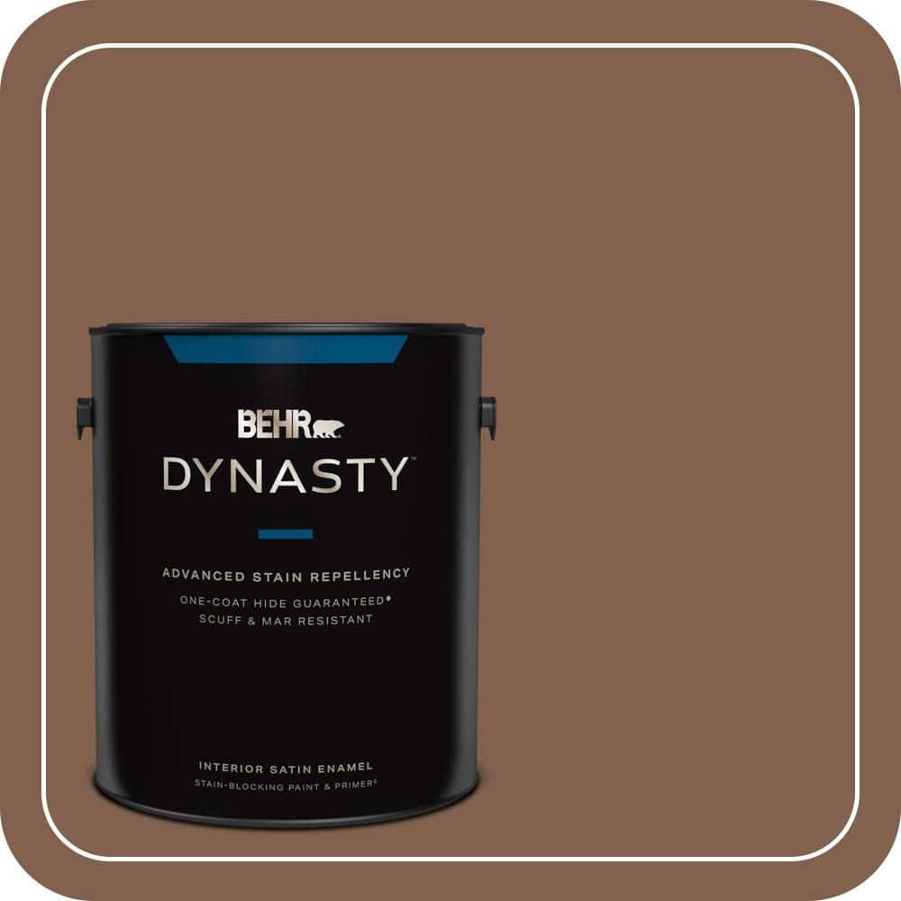 1 gal. Home Decorators Collection #HDC-SP14-6 Tilled Earth Satin Enamel Interior Stain-Blocking Paint & Primer price history on PriceWatchPro