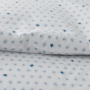 Company Kids Ditsy Stars Organic Cotton Percale Toddler Comforter Set