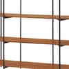 Close-up of Studio Plus Amber Bookcase shelves