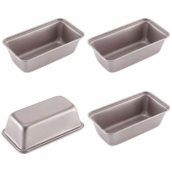 Mini non-stick 5.5 inch loaf pan set of 4 rectangle bread and cake bakeware