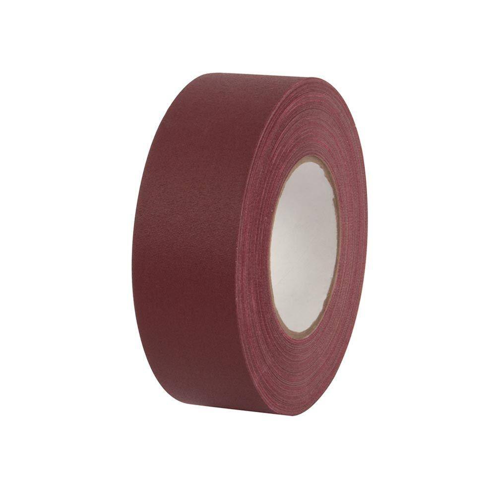 Pratt Retail Specialties 2 in. x 55 yds. Burgundy Gaffer Industrial