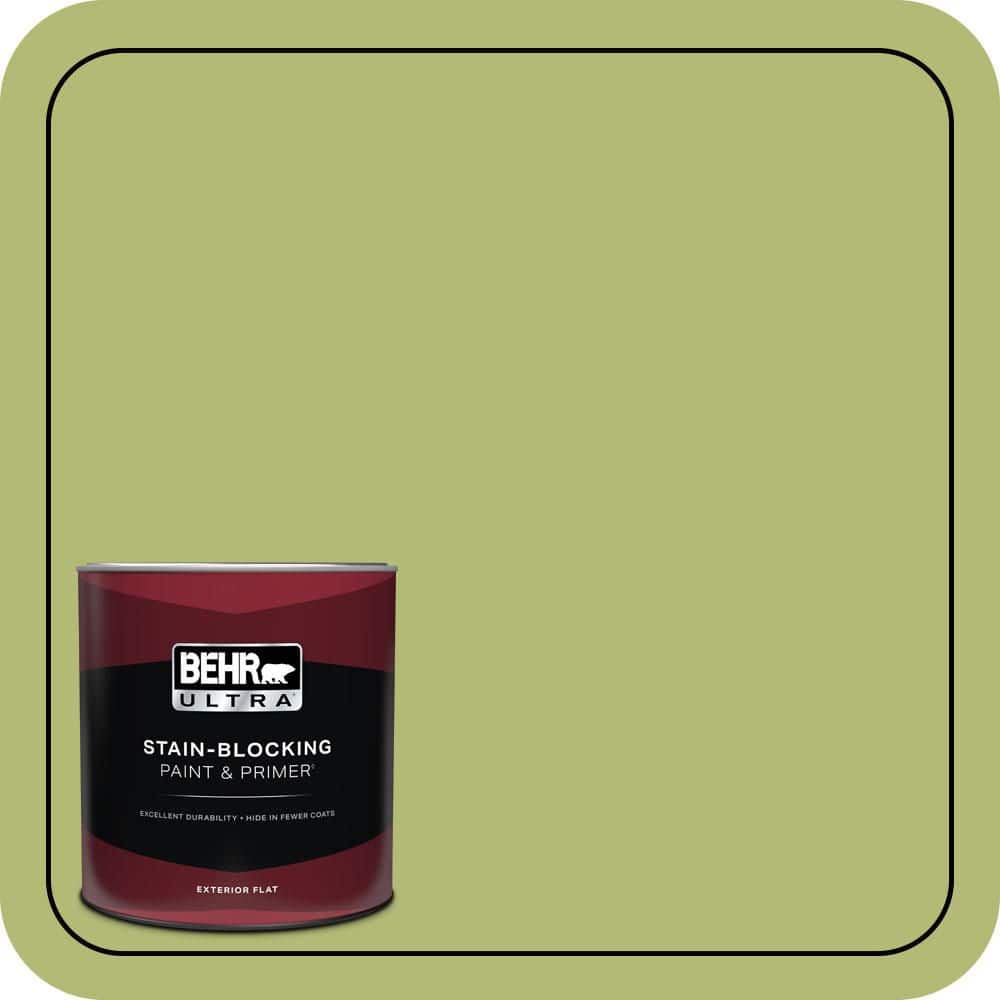 1 qt. #410D-4 Asparagus Flat Exterior Paint & Primer price history on PriceWatchPro