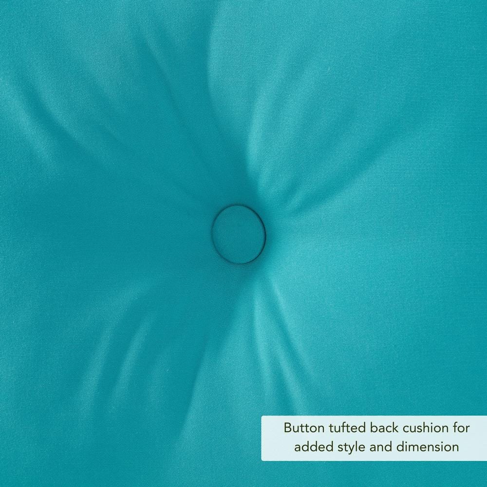 Aruba Turquoise Sunbrella Outdoor Deep Seat Cushion Set