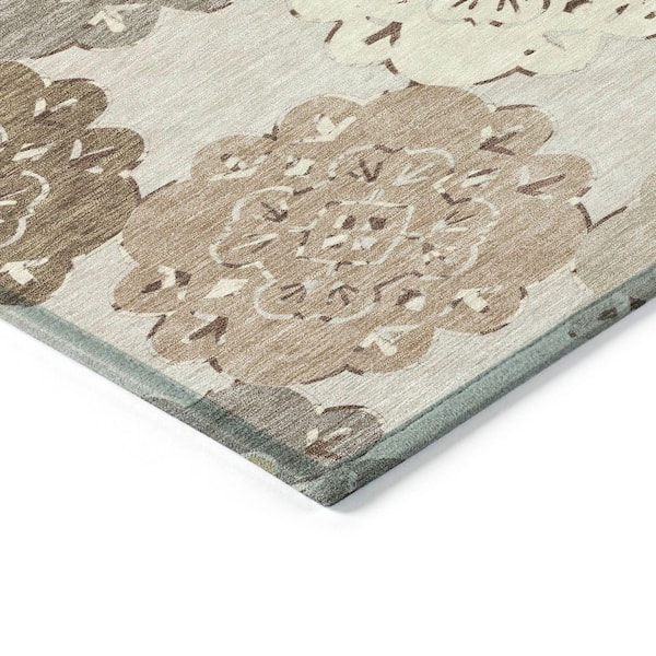 Chantille Machine Washable Indoor/Outdoor Abstract ACN2353 Pearl 3 ft. x 5 ft. Area Rug