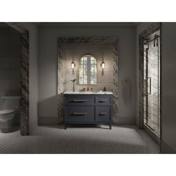 KOHLER Artifacts 48 in. x 21.89 in. D x 34.49 in. H Bath Vanity Cabinet without Top in Slate Grey