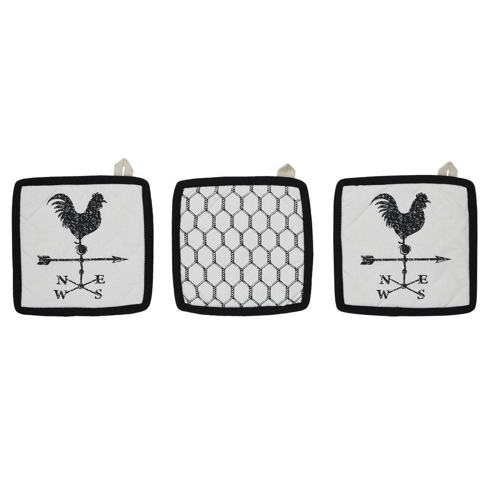 Down Home Cotton White Pot Holder (3-Pack) price history on PriceWatchPro