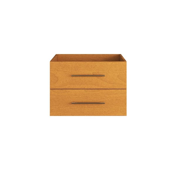VOLPA USA AMERICAN CRAFTED VANITIES Napa 30 in. W x 22 in. D x 20-5/8 in. H Single Sink Bath Vanity Cabinet without Top Wall Mounted in Pacific Maple