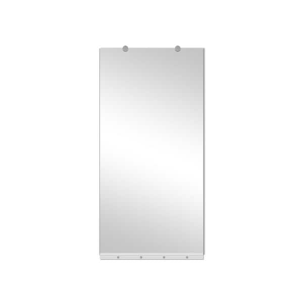 36 in. W x 72 in. H Shatterproof Rectangular Frameless Edge Polished Yoga Mirror Gym Mirror Dance Mirror Wall Mirror