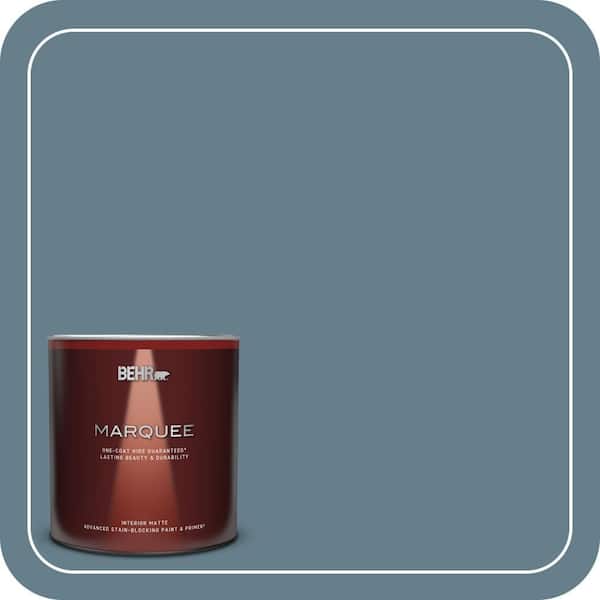 BEHR MARQUEE 1 qt. #ECC-31-1 Windy Seas Matte Interior Paint & Primer