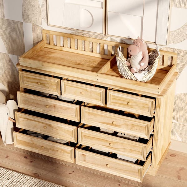 white christmas dresses The Newport Dresser for Nursery | Natural & White