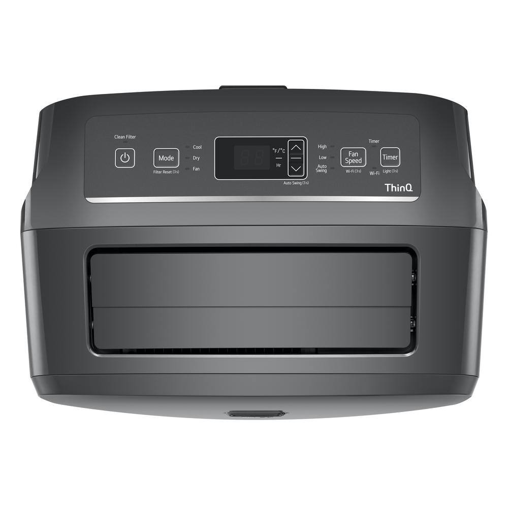 LG 8000 BTU Gray Portable Air Conditioner with WiFi and Remote