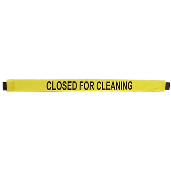 Hillman 3 in. x 40 in. Closed for Cleaning Sign