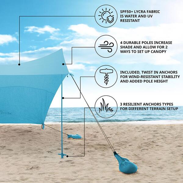 pop up canopy beach