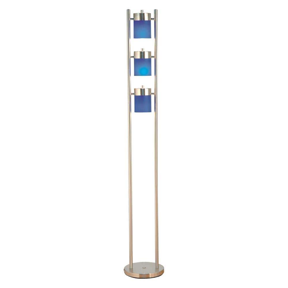 65 in. 3-Light Adjustable Floor Lamp in Blue price history on PriceWatchPro