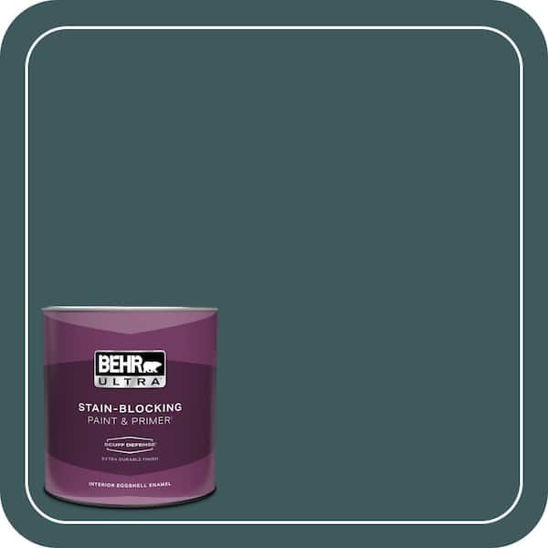 BEHR ULTRA 1 qt. #ECC-14-3 Otter Creek Extra Durable Eggshell Enamel Interior Paint & Primer