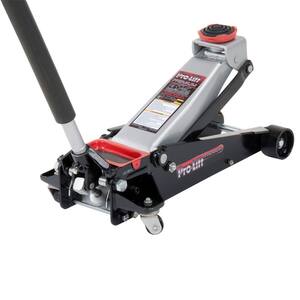 Banner 3.5-Ton Fast Lift Heavy-Duty Garage Floor Jack with Swivel ...