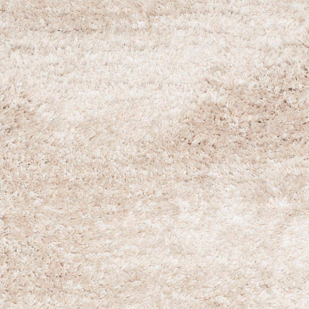 Champagne 6' x 9' Hand-Tufted Shag Area Rug