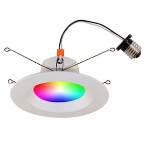 6 in. Wi-Fi RGB LED Tunable New Construction/Remodel Recessed Conversion Kit