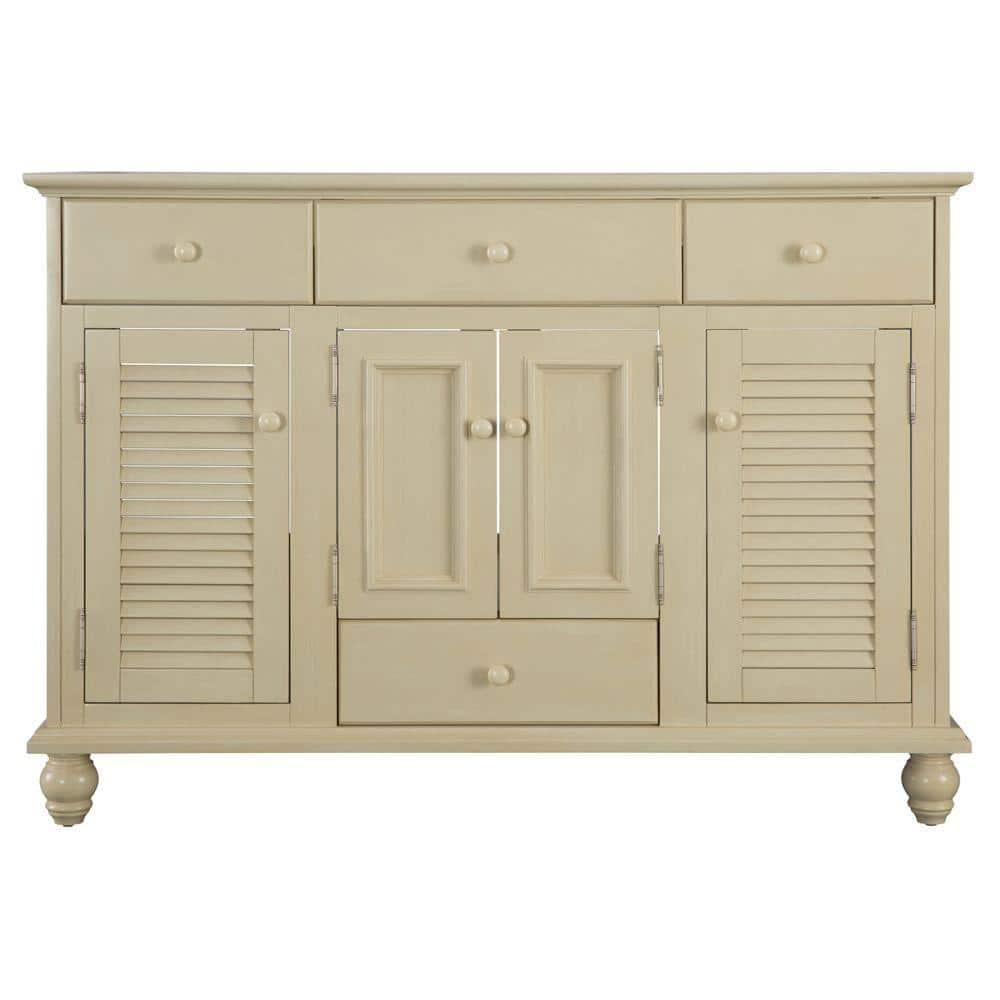 Home Decorators Collection Cottage 48 In W Bath Vanity Cabinet Only In Antique White Ctaa4822d The Home Depot