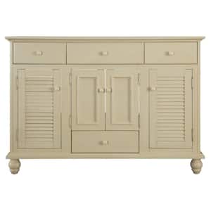 Cottage 48 in. W Bath Vanity Cabinet Only in Antique White