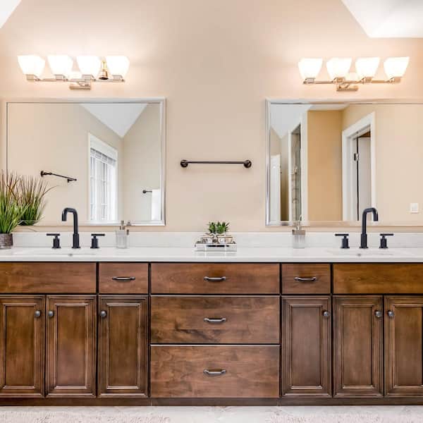 8 in. Widespread Double Handle Bathroom Faucet with Pop Up Drain and cUPC Certified Supply Lines in Oil Rubbed Bronze