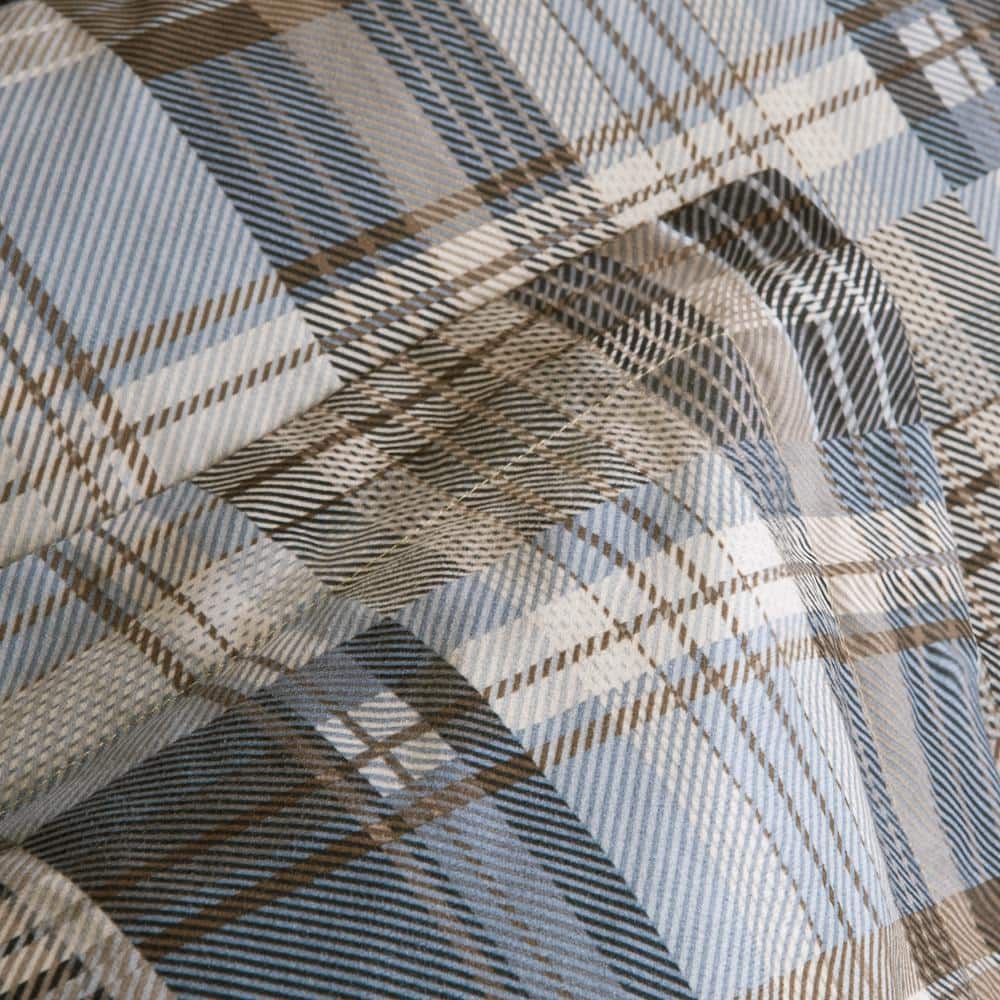 King Brown Microfiber Down Alternative Comforter Set