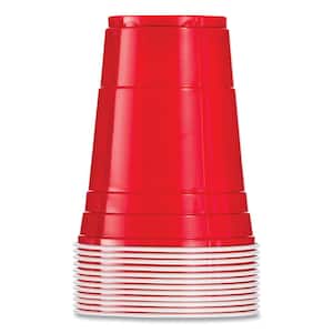Solo 16 oz. Red Disposable Plastic Cups, Party, Cold Drinks, 50/Pack