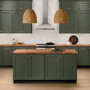 Avondale 3 in. W x 91.5 in. H Cabinet Filler in Fern Green