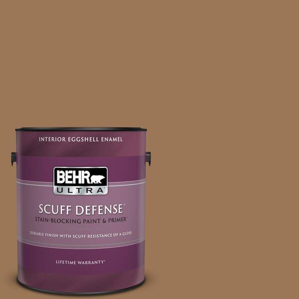 BEHR ULTRA 1 gal. #PPU4-02 Coco Rum Extra Durable Eggshell Enamel Interior Paint & Primer