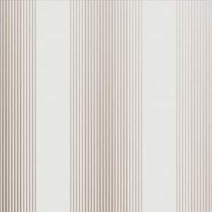 Lagom Stripe White  and Rose Gold Wallpaper