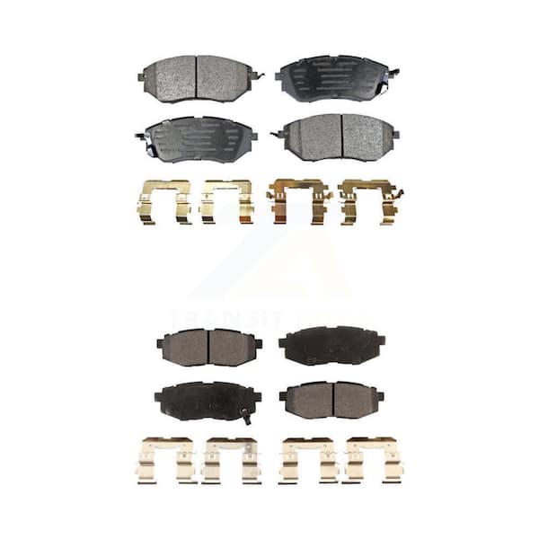 TEC Front Rear Ceramic Brake Pads Kit For Subaru Forester Outback Legacy Tribeca B9 KTC-100051