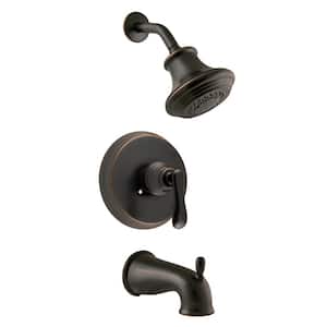Madison Single-Handle 3-Spray Tub and Shower Faucet in Oil Rubbed Bronze (Valve Included)