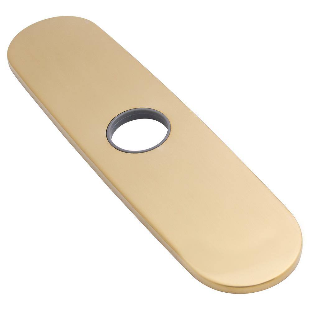 Brushed Bronze Kitchen Faucet Deck Plate with Plastic Spacer