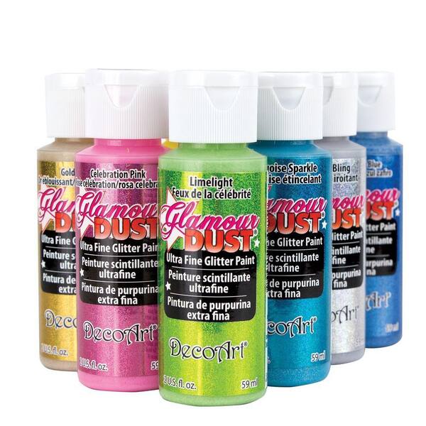 10.25 oz. Silver Glitter Spray Paint (6-pack)