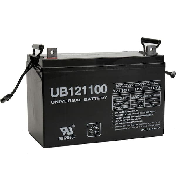 UPG 12-Volt 110 Ah L3 Terminal Sealed Lead Acid (SLA) AGM Rechargeable Battery