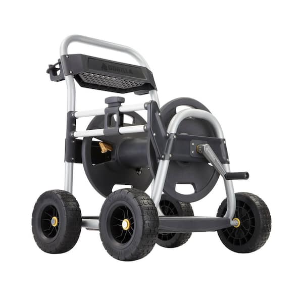 Gorilla 250 ft. Aluminum Heavy-Duty Hose Reel Cart GRC-250G - The