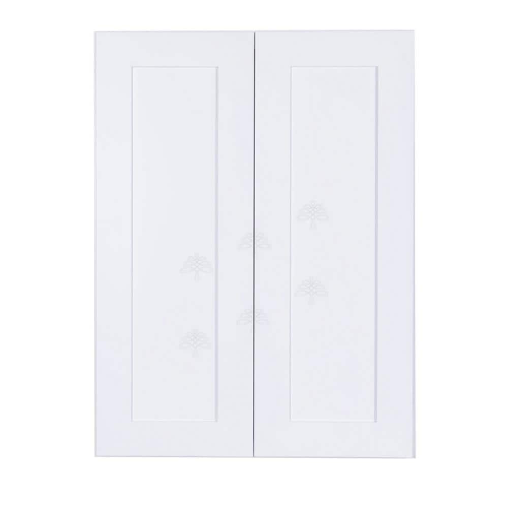 Lancaster White Plywood Shaker Stock Assembled Wall Kitchen Cabinet 27 in. W x 36 in. H x 12 in. D price history on PriceWatchPro