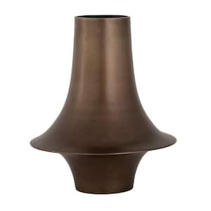 Ayala Aluminum 29 in. Decorative Vase in Bronze - Large