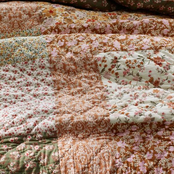 The Company Store Mini Floral Garden Patchwork Multi Full