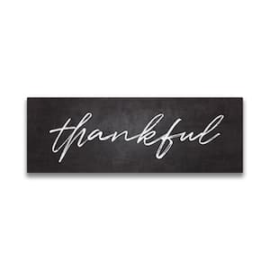 "Thankful" by WGI Gallery Unframed Thanksgiving Art Print 7 in. x 20 in.