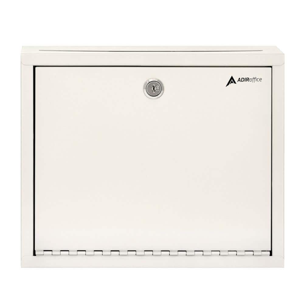 Large Size White Steel Multi-Purpose Secure Drop Box Mailbox