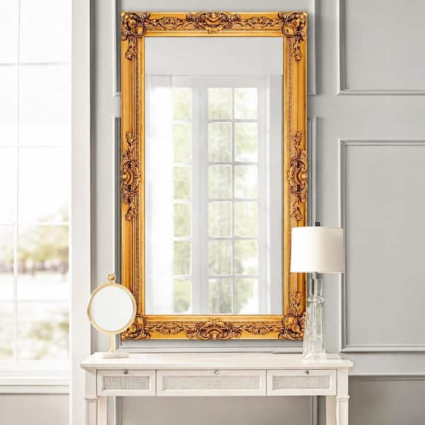 CYIKE 25.5 in. W x 49.2 in. H Rectangular Framed Wall Mirror in