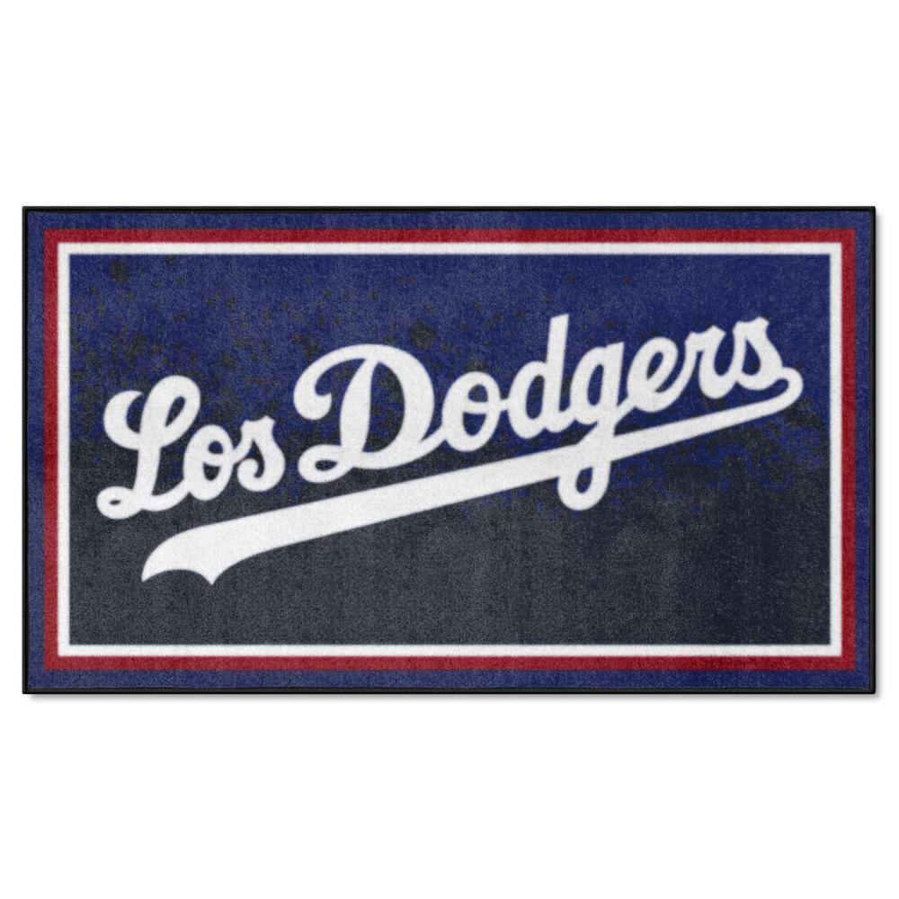 FANMATS Los Angeles Dodgers 3ft. x 5ft. Plush Area Rug, Blue -  37517