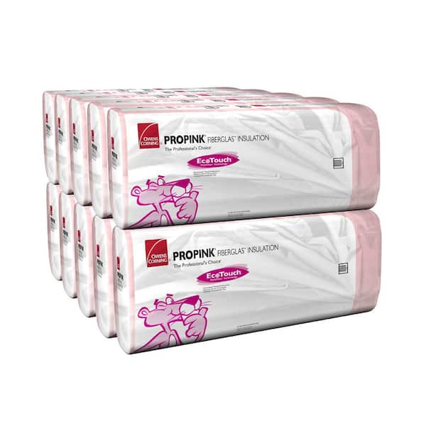 Owens Corning R-30 Cathedral Ceiling Unfaced Fiberglass Insulation Batt 23-3/4 in. x 48 in. (10-Bags)