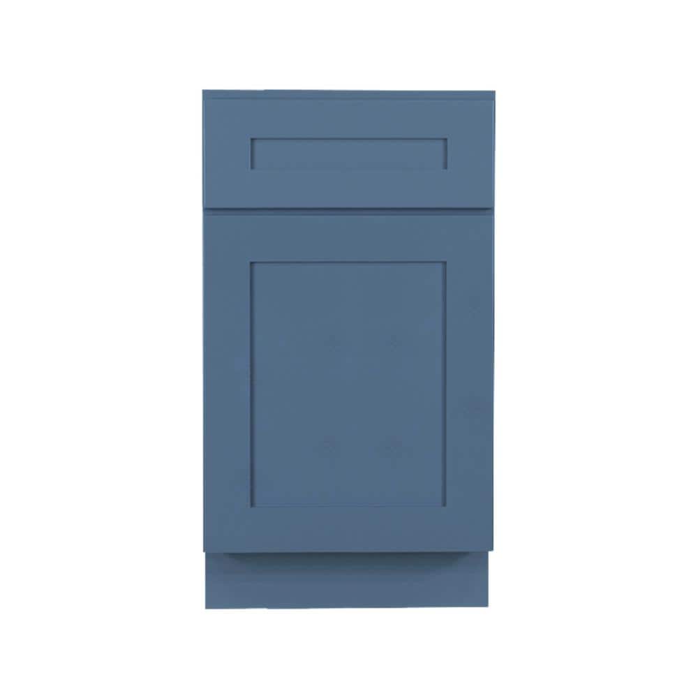 Lancaster Blue Plywood Shaker Stock Assembled Base Kitchen Cabinet 21 in. W x 34.5 in. D H x 24 in. D price history on PriceWatchPro